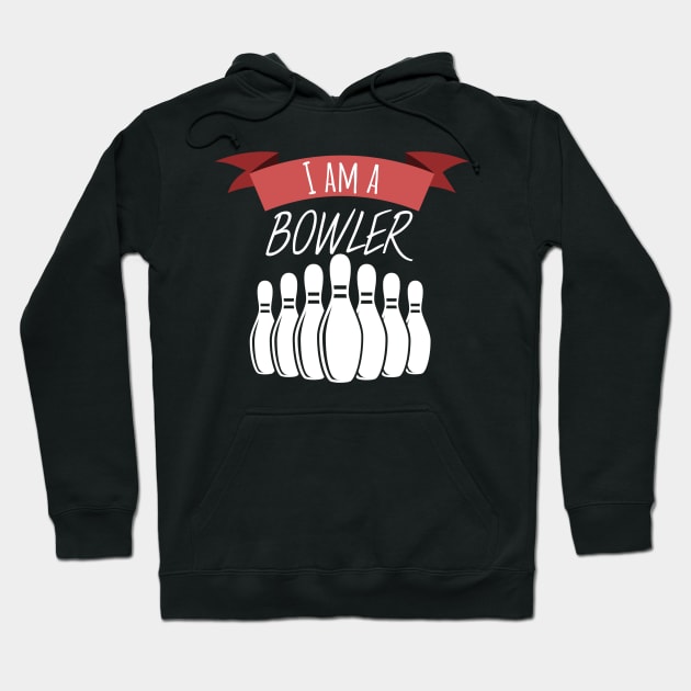 Bowling i am a bowler Hoodie by maxcode